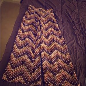 Pattern Palazzo Pants